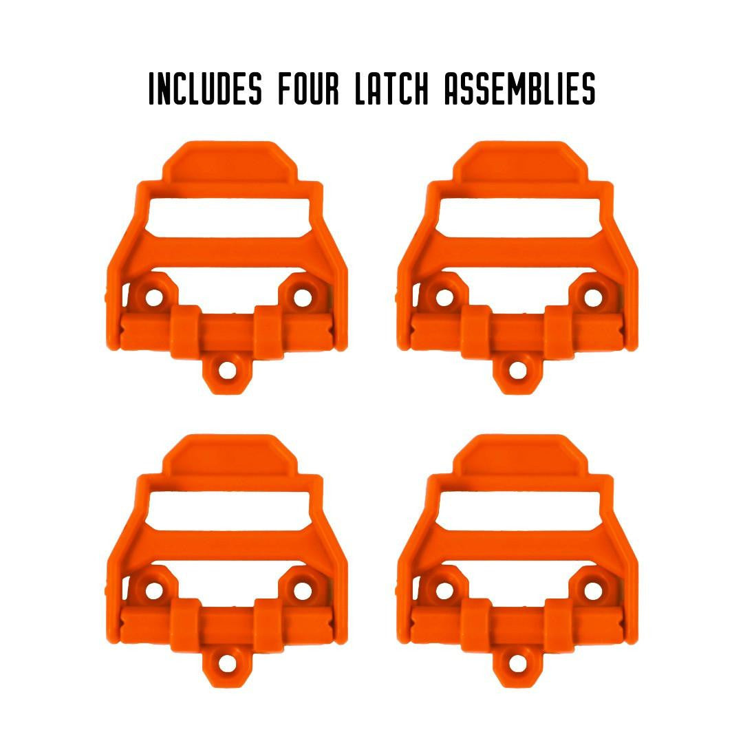 Hinge and Latch Kit for BlackPak Pro and ShortStak, Orange