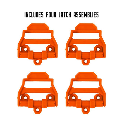 Hinge and Latch Kit for BlackPak Pro and ShortStak, Orange