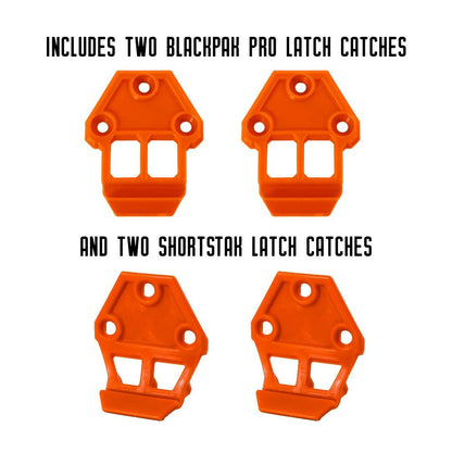 Hinge and Latch Kit for BlackPak Pro and ShortStak, Orange