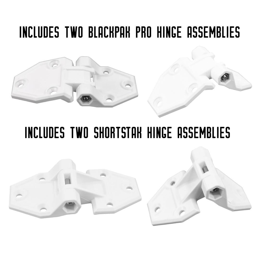 Hinge & Latch Kit, White