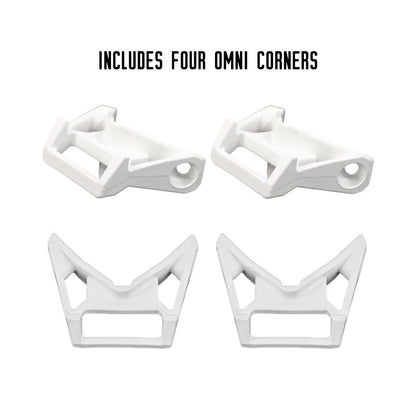 Hinge & Latch Kit, White