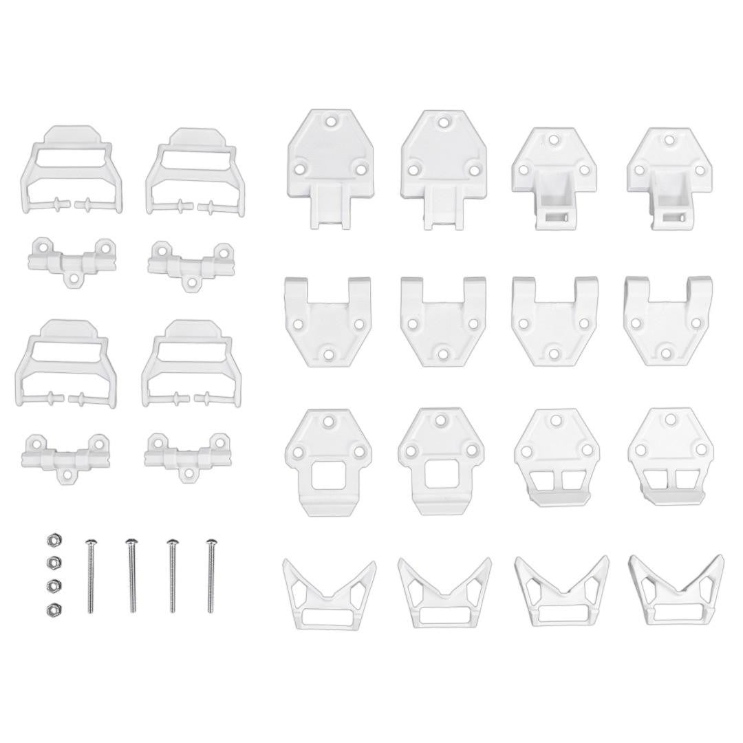 Hinge & Latch Kit, White