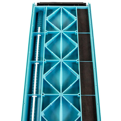 LeaderBoard - 71 cm mit integrierten Etikettenhaltern und Abreißlaschen, Glacier Blue