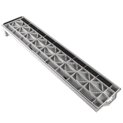 LeaderBoard - 71 cm with Built-In Identifier Holders and Cull Tabs, Overcast Grey