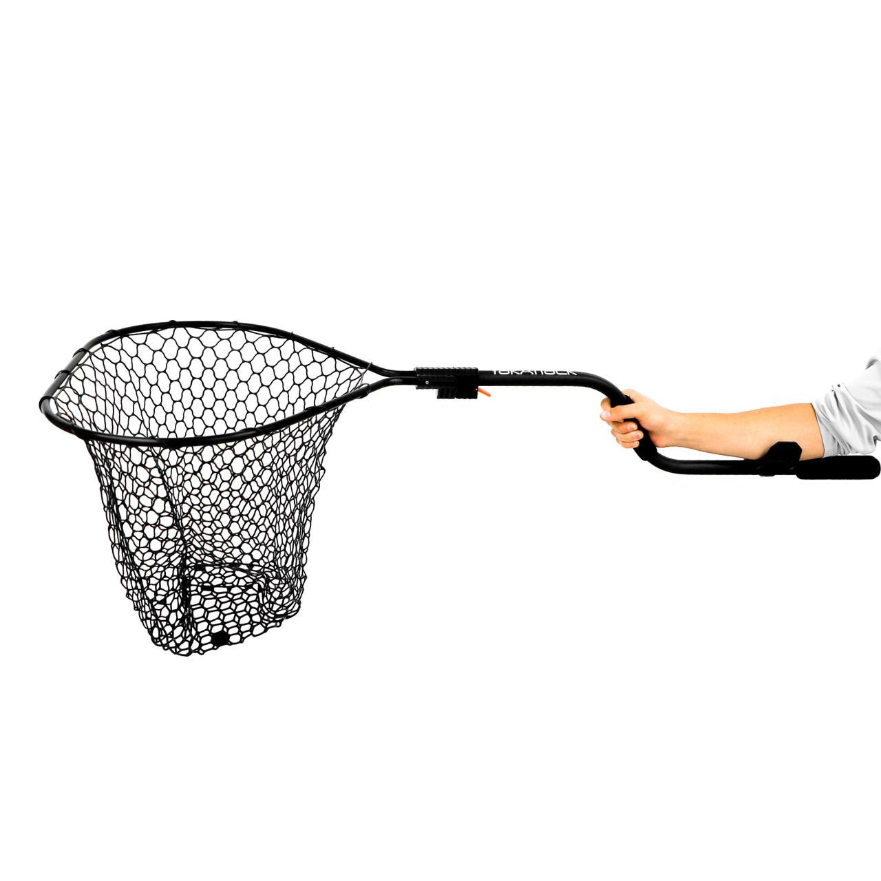 Leverage Landing Net, 20" X 21" hoop, 46" long, with extension and foam for storing in rod holder