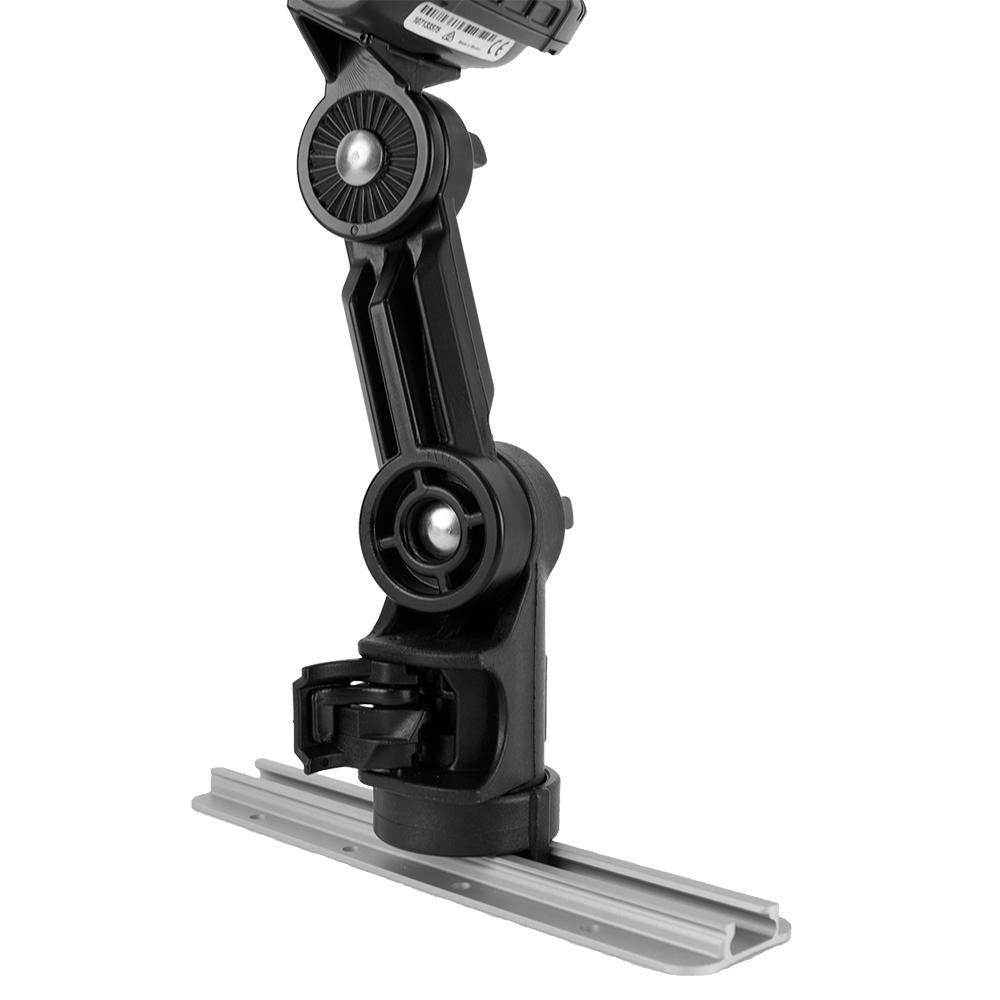 Fish Finder Mount for Lowrance Elite/Hook 3,4,5 and Elite Ti 5,7 
Replaces Stock Base, Track Mount with extension arm