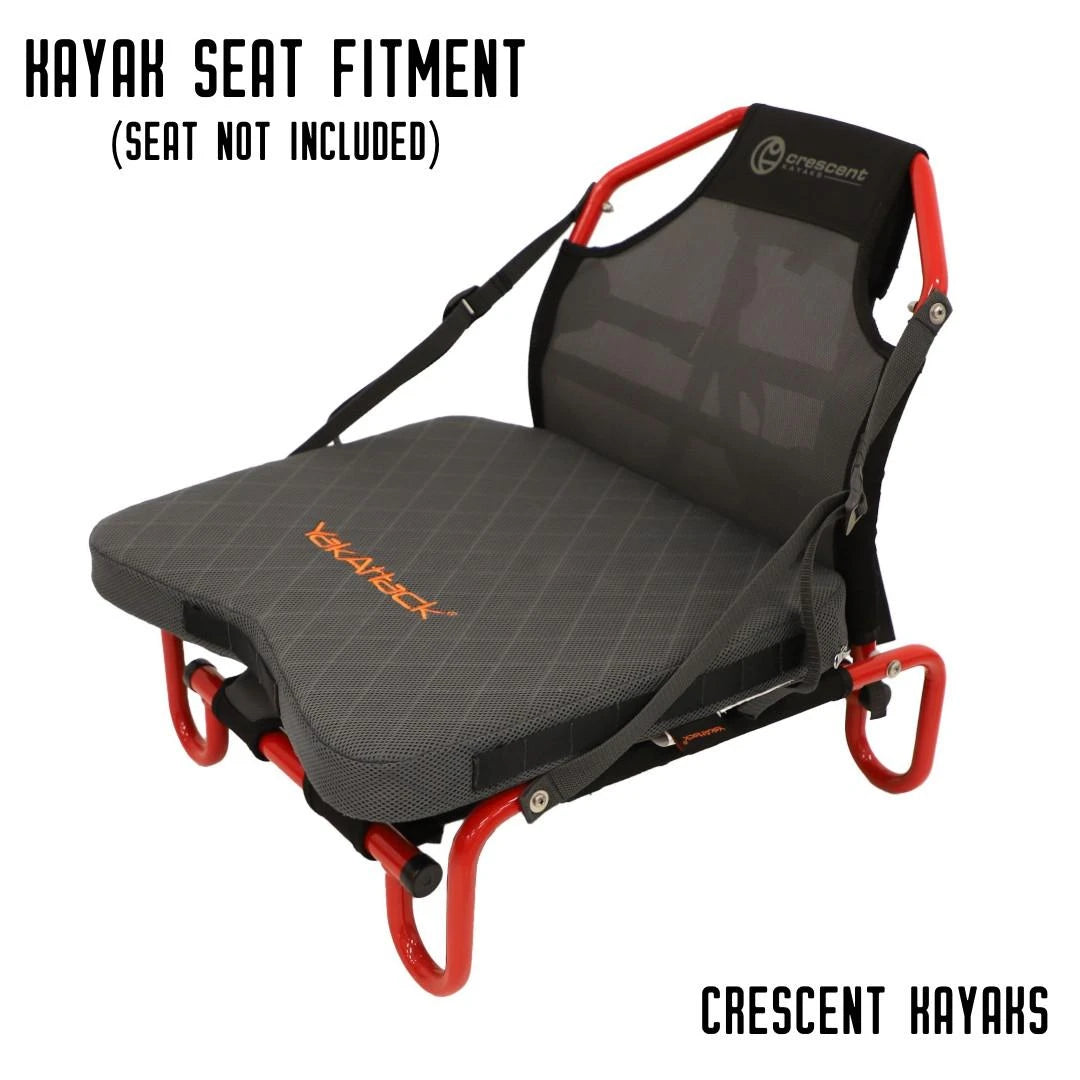 YakAttack MultiFlex Seat Cushion, with straps, medium-firm