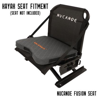 YakAttack MultiFlex Seat Cushion, with straps, medium-firm
