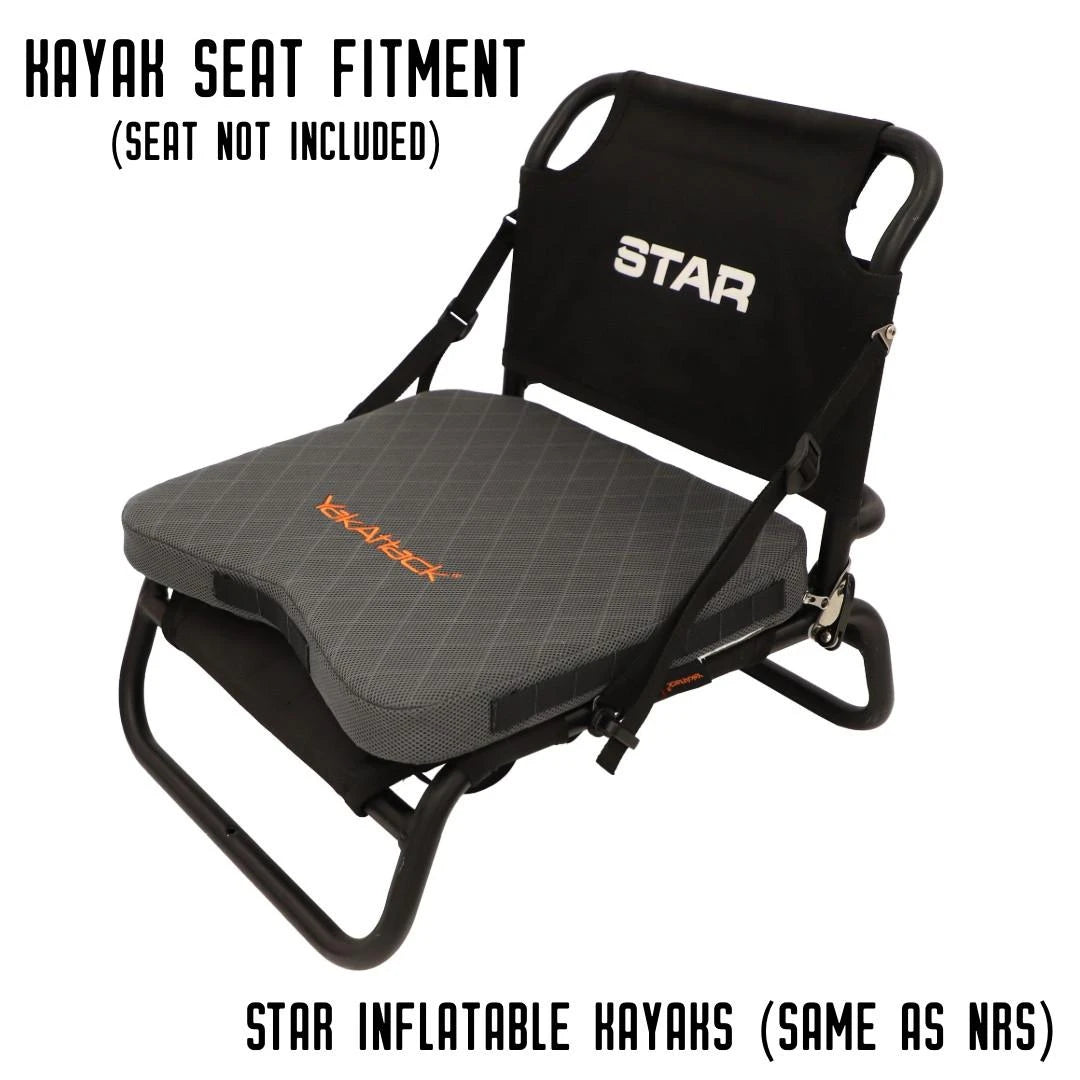 YakAttack MultiFlex Seat Cushion, with straps, soft/medium