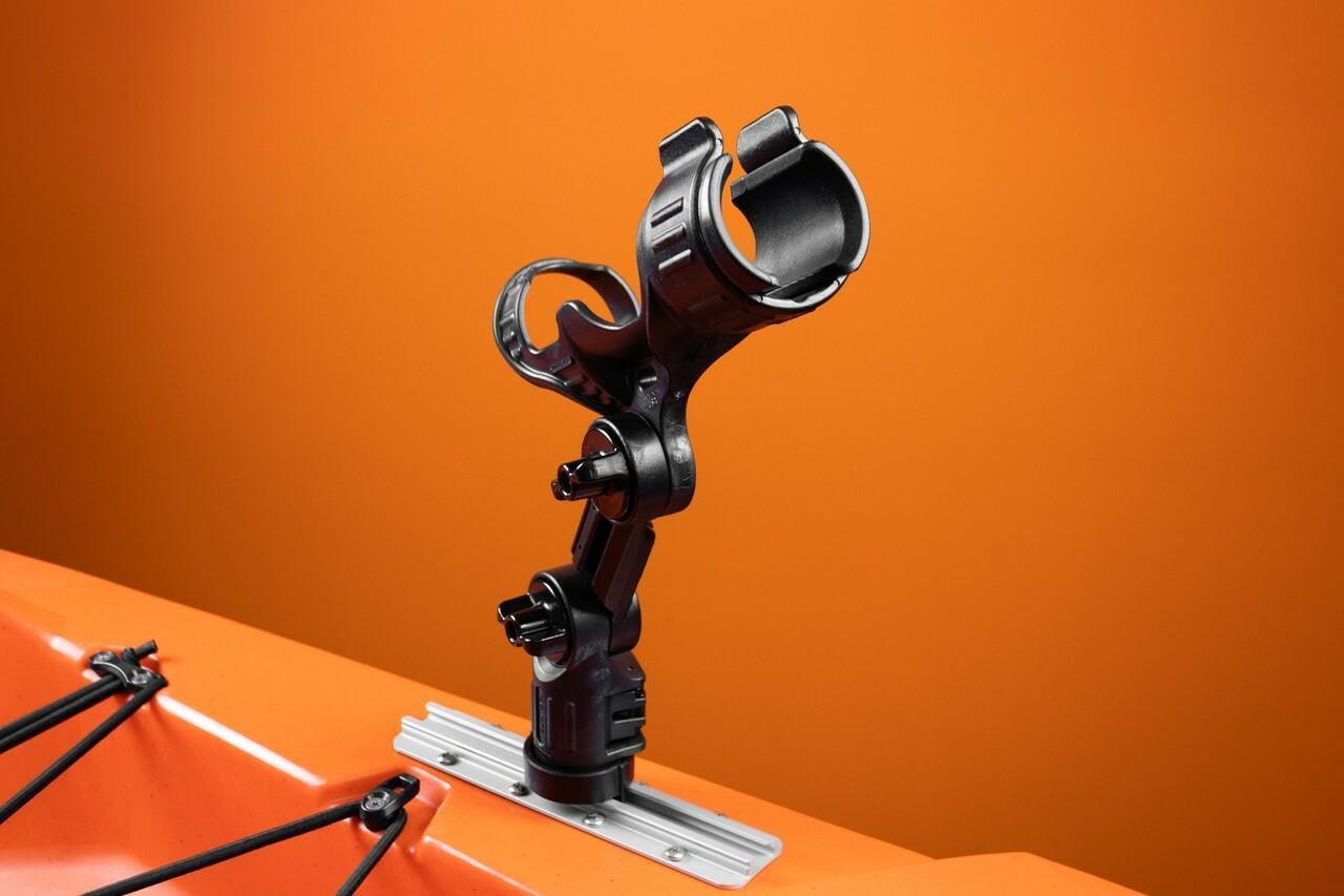 Omega Pro Rod Holder with LockNLoad Track Mounting Base