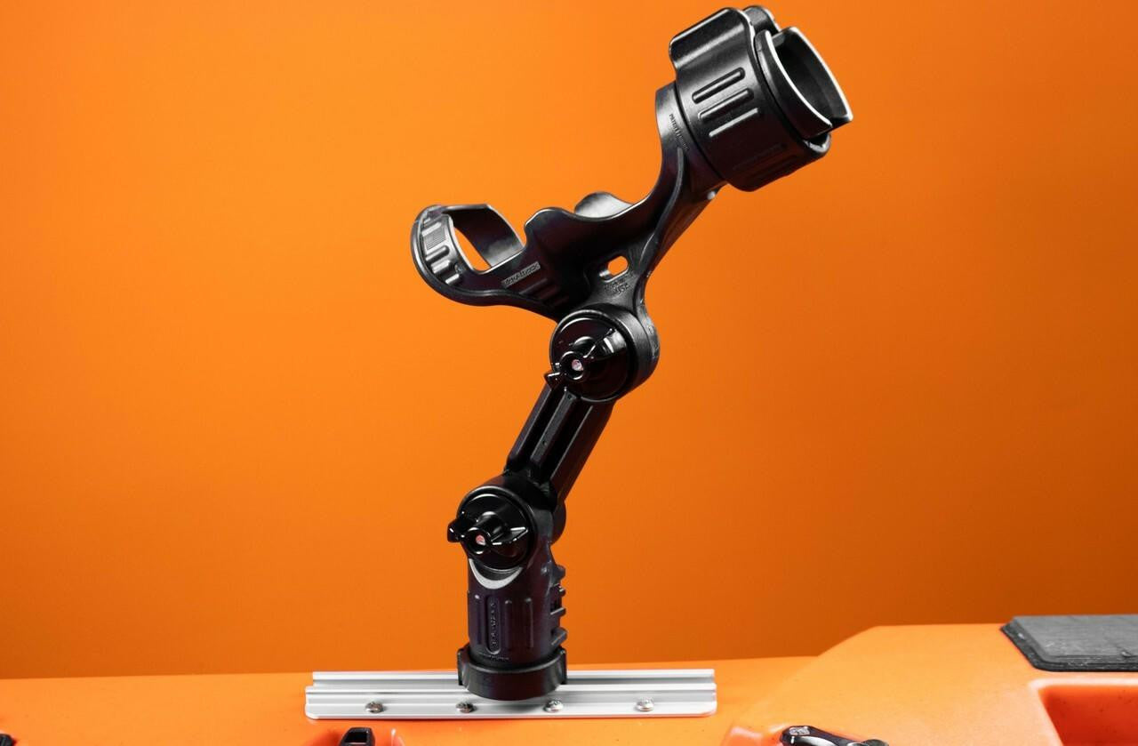 Omega Pro Rod Holder with LockNLoad Track Mounting Base