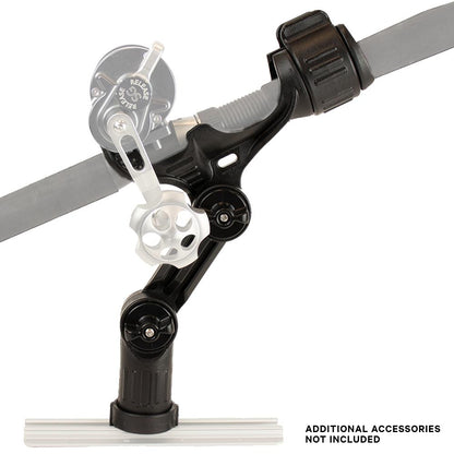 Omega Pro Rod Holder with LockNLoad Track Mounting Base