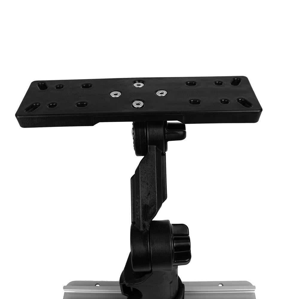 Fish Finder Mount W/LockNLoad Mounting System, Large Rectangular Base, 4” ext