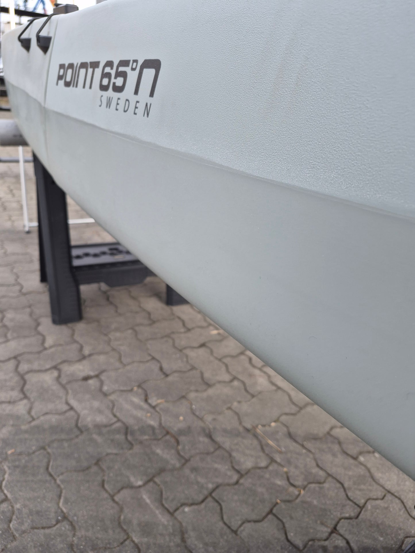 POINT 65 "Kingfisher" Angelkajak in Grau - Gebraucht
