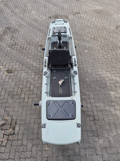 POINT 65 "Kingfisher" Angelkajak in Grau - Gebraucht
