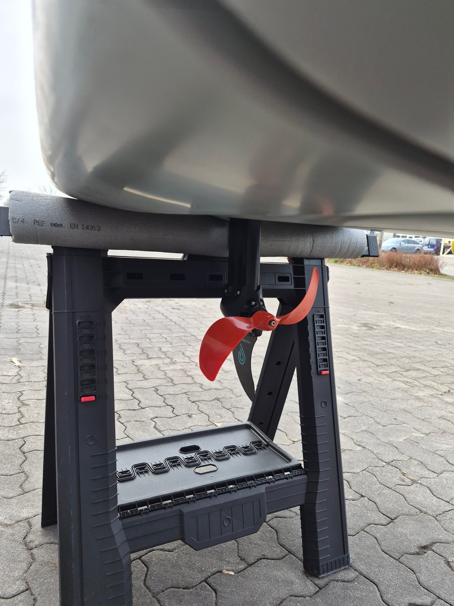 POINT 65 "Kingfisher" Angelkajak in Grau - Gebraucht