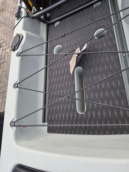 POINT 65 "Kingfisher" Angelkajak in Grau - Gebraucht