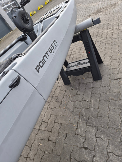 POINT 65 "Kingfisher" Angelkajak in Grau - Gebraucht