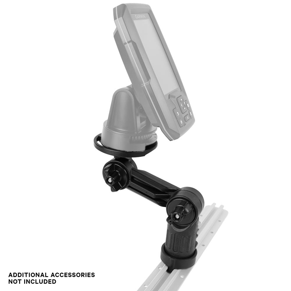 Fish Finder Mount W/LockNLoad Mounting System, Round Plate, 10,06 cm ext