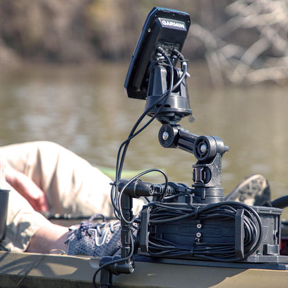 Fish Finder Mount W/LockNLoad Mounting System, Round Plate, 10,06 cm ext