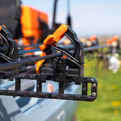 SideStage Rod Rack includes 6 Flipgrips, 2 ClickTrac Rails, Simple Track Mount