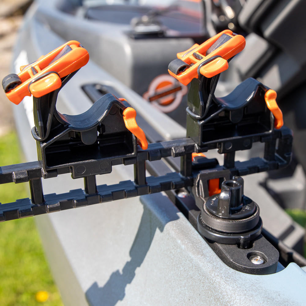 SideStage Rod Rack includes 6 Flipgrips, 2 ClickTrac Rails, Simple Track Mount