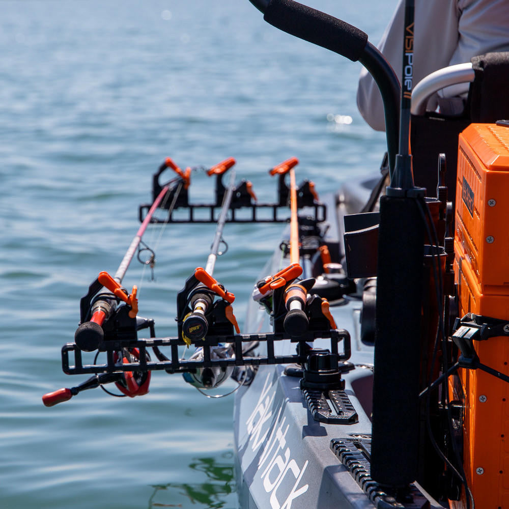 SideStage Rod Rack includes 6 Flipgrips, 2 ClickTrac Rails, Simple Track Mount