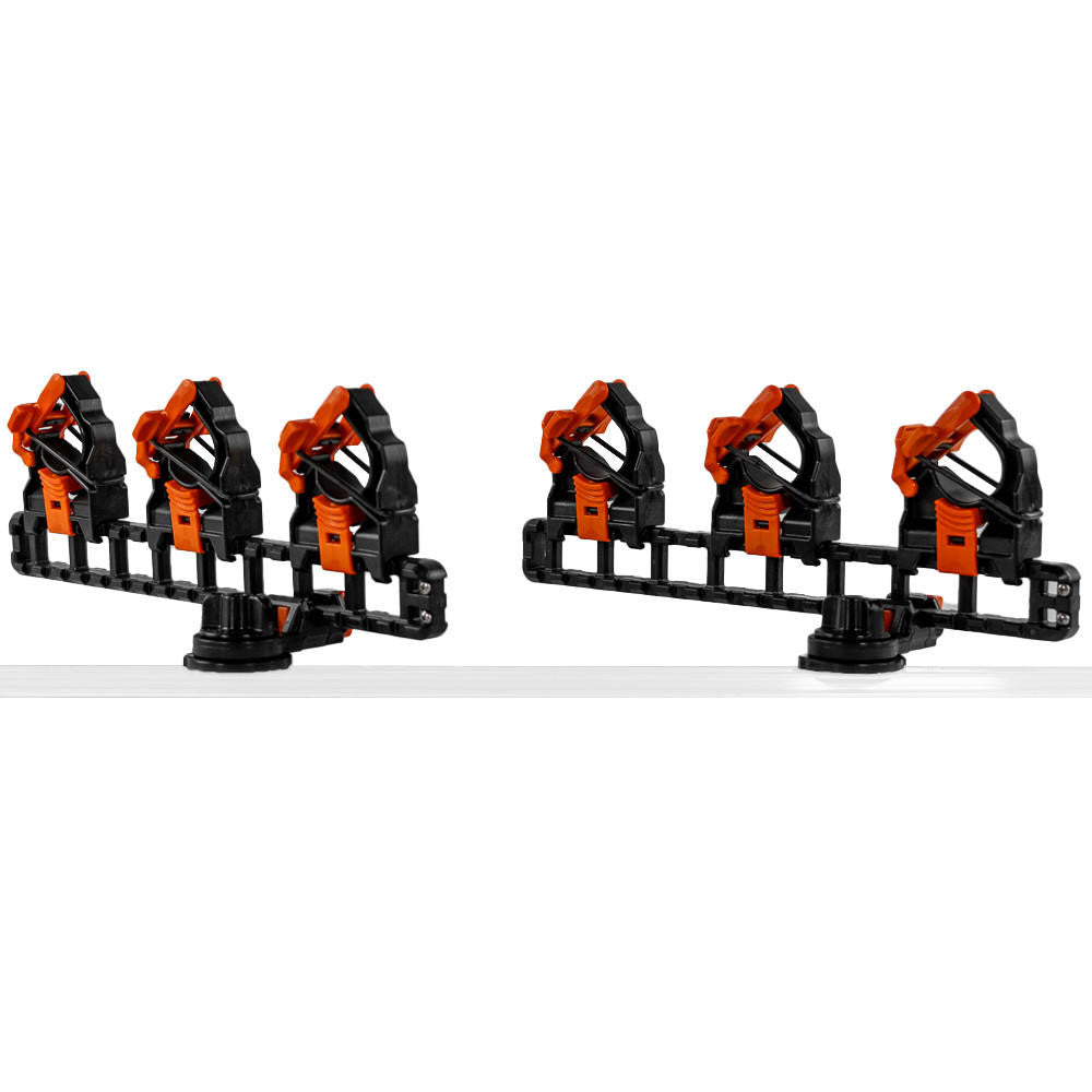 SideStage Rod Rack includes 6 Flipgrips, 2 ClickTrac Rails, Simple Track Mount
