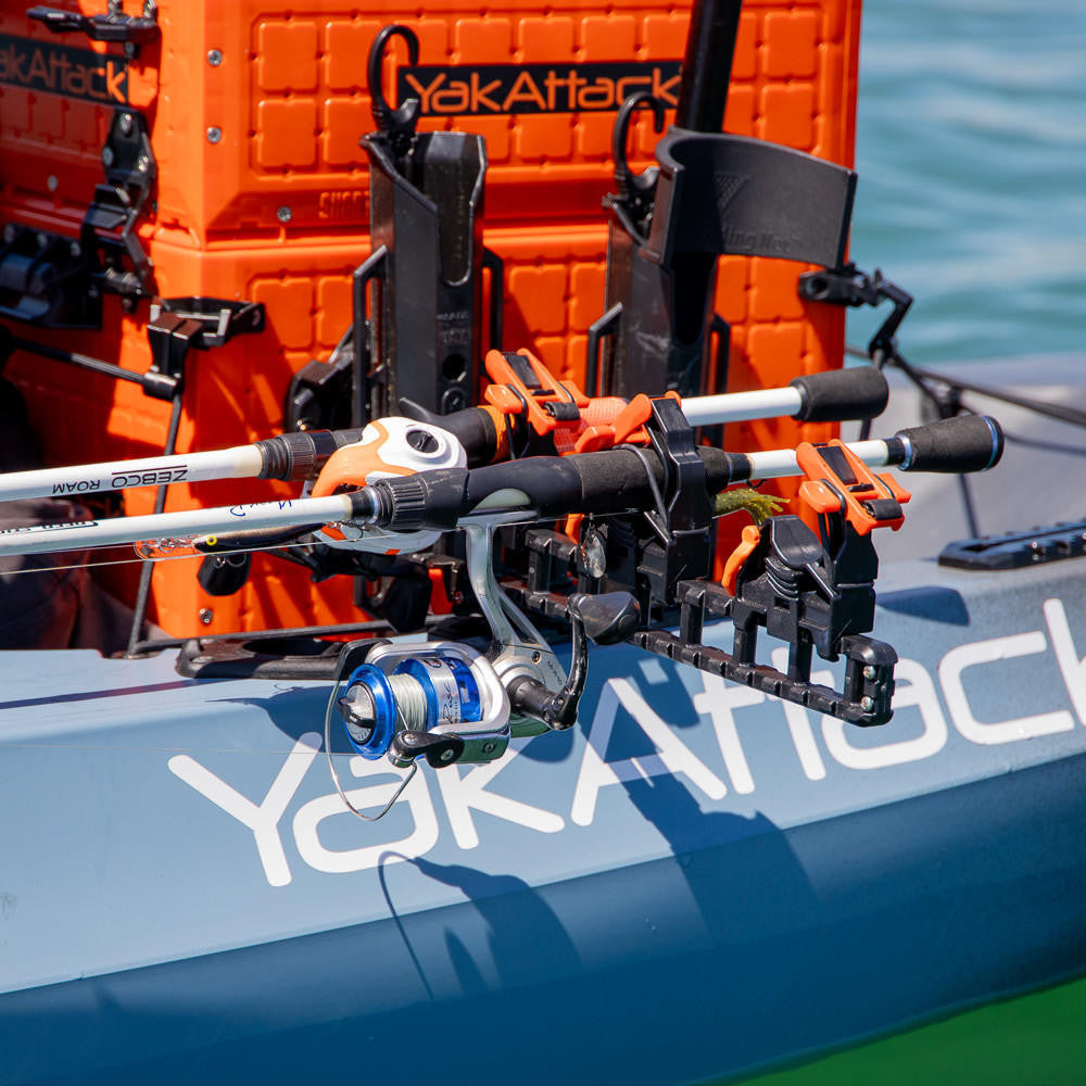 SideStage Rod Rack includes 6 Flipgrips, 2 ClickTrac Rails, Simple Track Mount