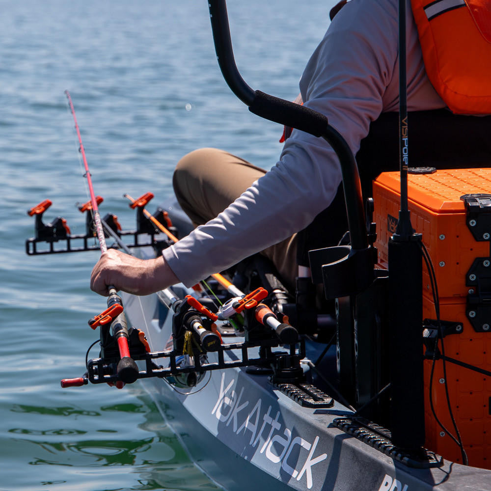 SideStage Rod Rack includes 6 Flipgrips, 2 ClickTrac Rails, Simple Track Mount