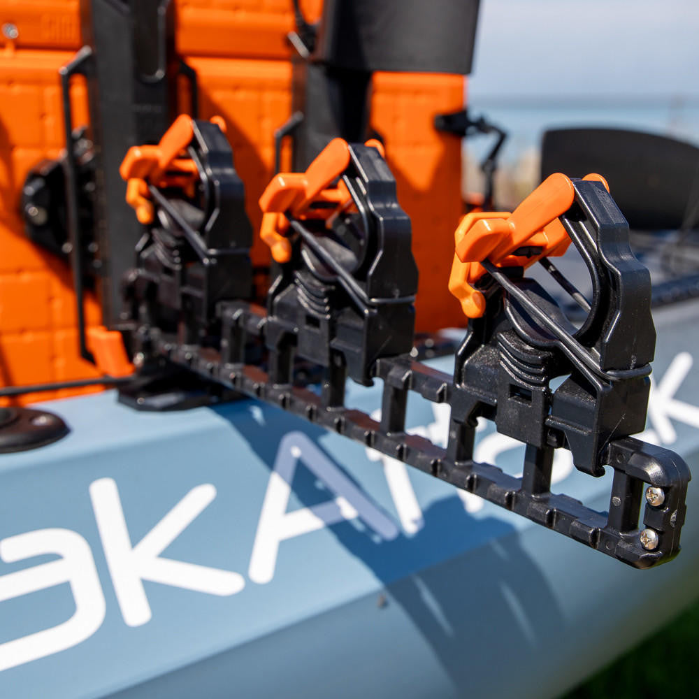SideStage Rod Rack includes 6 Flipgrips, 2 ClickTrac Rails, Simple Track Mount