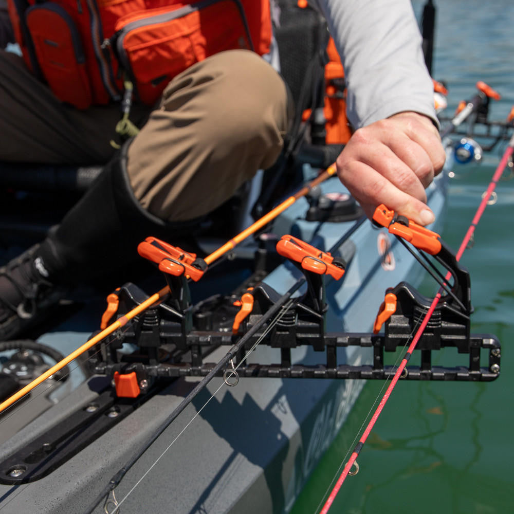 SideStage Rod Rack includes 6 Flipgrips, 2 ClickTrac Rails, Simple Track Mount