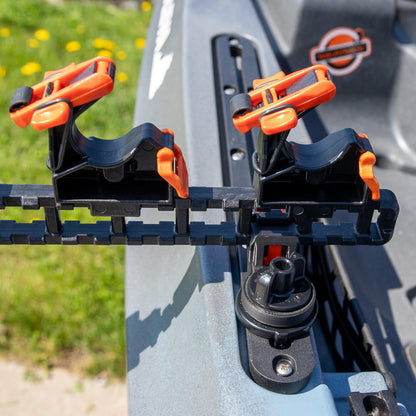 SideStage Rod Rack includes 6 Flipgrips, 2 ClickTrac Rails, Simple Track Mount