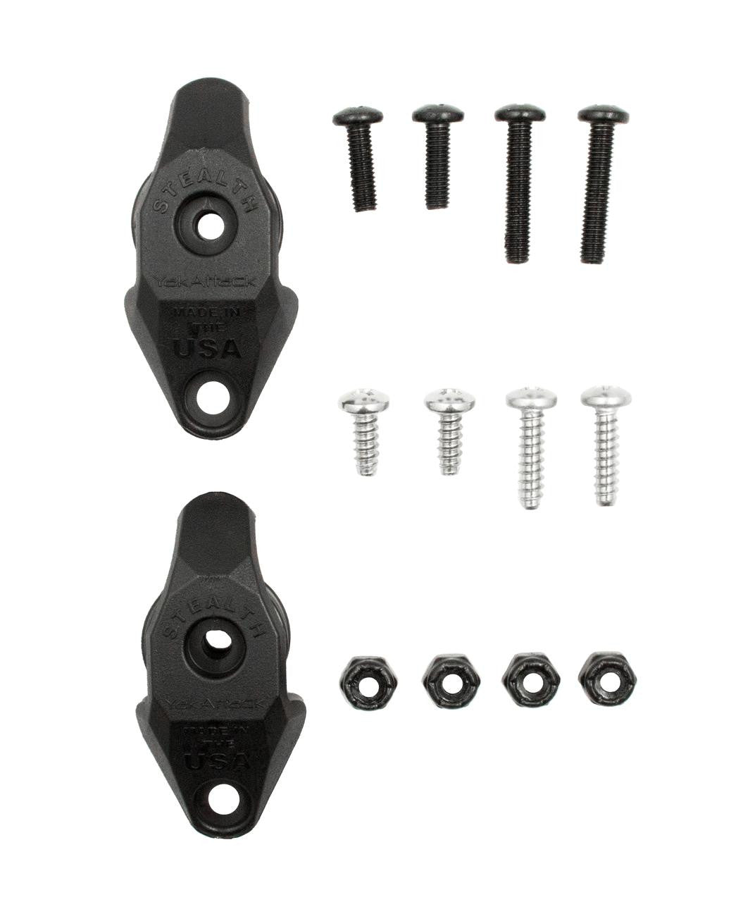 Stealth Pulley, Paar mit Montagematerial