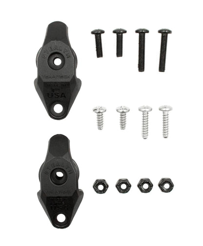 Stealth Pulley, Paar mit Montagematerial