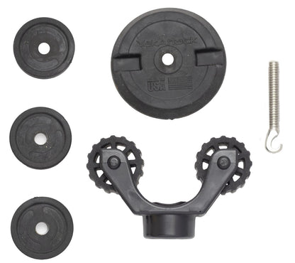 Paddle Holder, Leash Plug Adapter Mount with Rubber Base