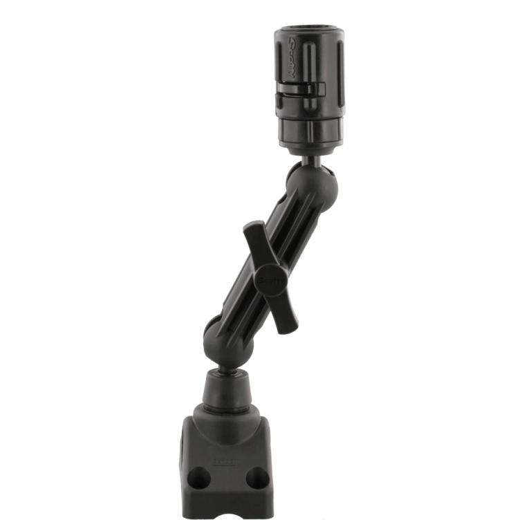 SCOTTY "Ball Mounting System" 152, mit "Gear-Head-Adapter" und Montagesockel "241"