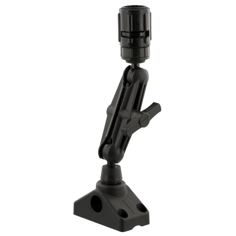 SCOTTY "Ball Mounting System" 152, mit "Gear-Head-Adapter" und Montagesockel "241"