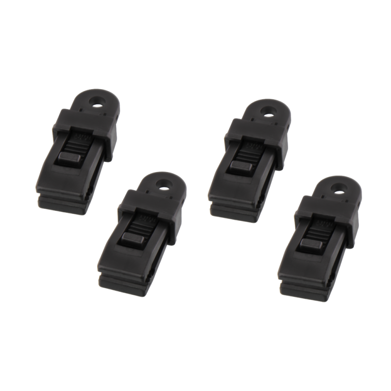 SCOTTY "Tarp Clip" 300, Schwarz, 4-er Pack
