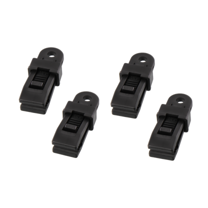 SCOTTY "Tarp Clips", 301, Schwarz, 60 Stück, Bucket