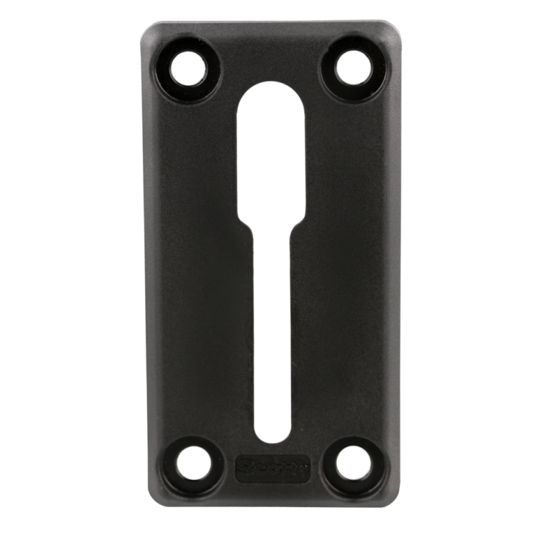 SCOTTY "PVC Slide Track" 439, 8", Schwarz