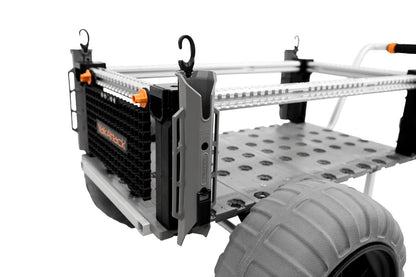 TetherTube Rod Holder- Two Pack with Mounting Hardware, Battleship Grey