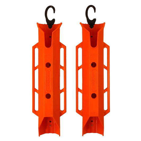 TetherTube Rod Holder- Two Pack with Mounting Hardware, Orange
