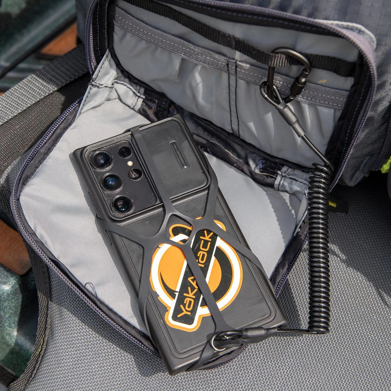 Universal Smartphone Harness mit Leine, Black