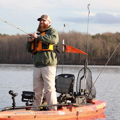 6 X 18 Orange ProGlo Flag Kit