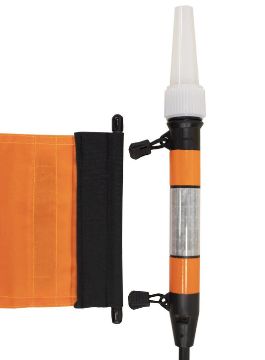 "YakAttack" VISIFlag™ 360° Licht mit Fiberglasmast