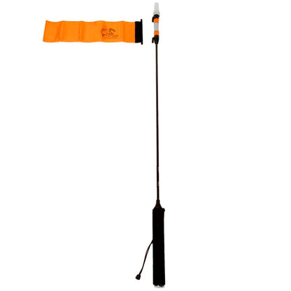 VISIpole II, Light, mast, floating base, w/ flag