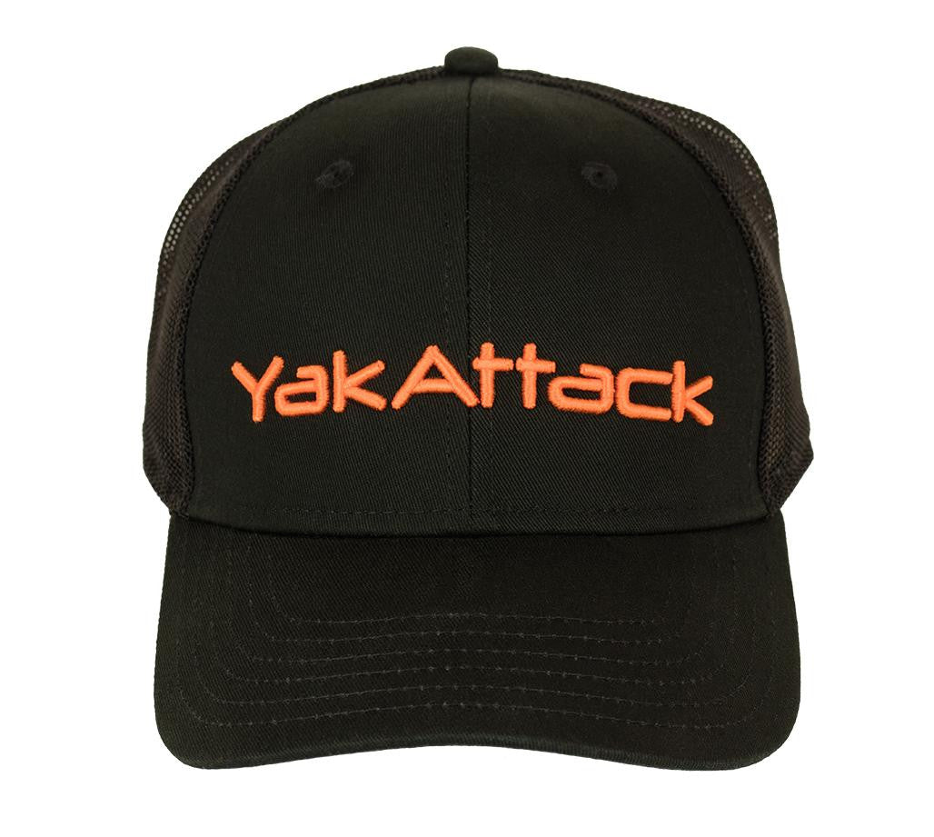 YakAttack Logo Trucker Hat - Black